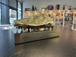 Golden Boot Trophies for Adelaide United: 24K Gold-Plated, Made in Adelaide Golden Boot Trophies for Adelaide United: 24K Gold-Plated, Made in Adelaide