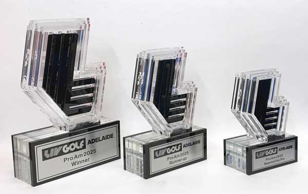 Swinging Into Excellence: LIV Golf Custom Awards & Tee Markers by Evright