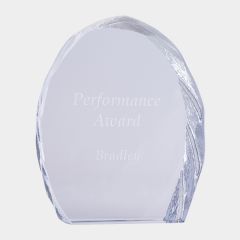 evright.com | Clear Glass Award Smooth Peak