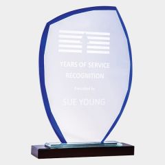 Evright.com | Artistic Glass Excel Series Award Blue Sail
