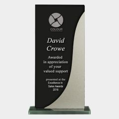evright.com | Clear Glass Award Smooth Peak