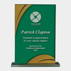 evright.com | Clear Glass Award Smooth Peak