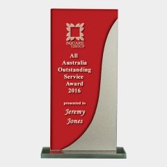 evright.com | Clear Glass Award Smooth Peak