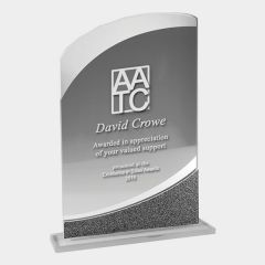 evright.com | Mirror Glass Award with Base Arch