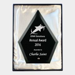 evright.com | Clear Glass Award Smooth Peak