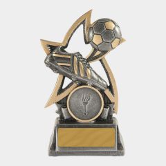 evright.com |Silver Star Series Soccer Trophy |115mm