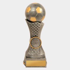 evright.com | Crusader Series Soccer Trophy Silver | 150mm