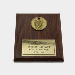 evright.com | Memorial Plaque with Dog Tag