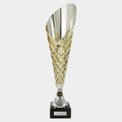 evright.com | The Stripe Cup - Silver and Purple