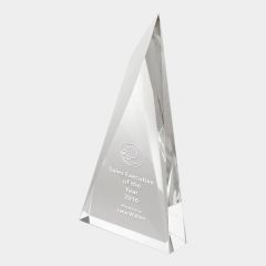 Crystal-Kaleido Clear Super-Sized Crystal Award Prism