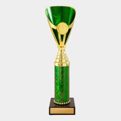 evright.com | Arianna Cup Dance / Calisthenics Trophy - Gold + Green | 272mm