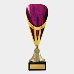 evright.com | Arianna Cup Dance / Calisthenics Trophy - Gold + Purple | 272mm