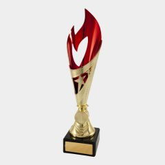 evright.com | Arianna Cup Dance / Calisthenics Trophy - Gold + Purple | 272mm