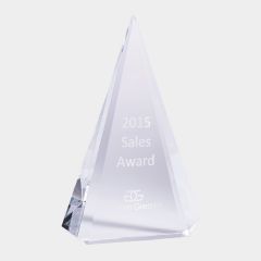 evright.com | Clear Infiniti Crystal Award Triangle