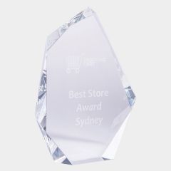 evright.com | Clear Infiniti Crystal Award Sail