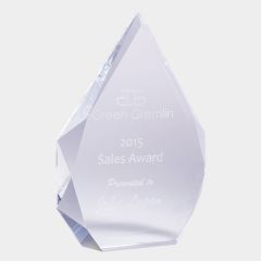 evright.com | Clear Infiniti Crystal Award Arrowhead