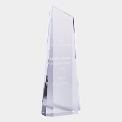 Clear Infiniti Crystal Award Blade