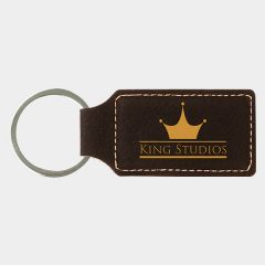 Rectangle Black Keychain
