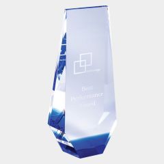 evright.com | Crystal Award Blue Base Prism