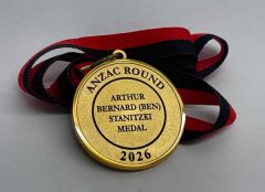 SANFL - CM Gold Custom Medal Medium