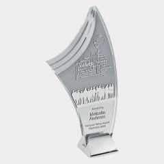 evright.com | Clear Glass Award Jagged Edge Peak