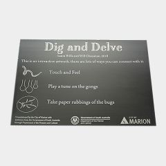 evright.com | Anodised Aluminium Plaque