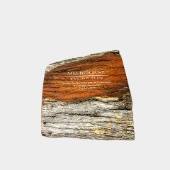 Custom Award Wood Bark with Paint Infill