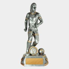 evright.com | Nutmeg Series Soccer Trophy Female | 125mm