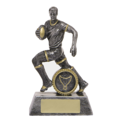 evright.com | All Action Hero Male Series Rugby Trophy | 140mm