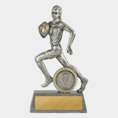 evright.com | All Action Hero Female Series Rugby Trophy | 140mm