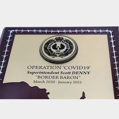 evright.com | Custom SA Police Plaque