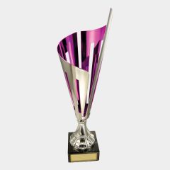 evright.com | The Stripe Cup - Silver and Purple