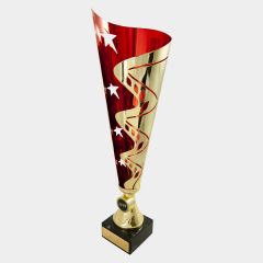 evright.com | The Teslor Cup - Gold and Red