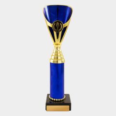 evright.com | Arianna Cup Dance / Calisthenics Trophy - Gold + Blue | 272mm