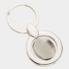 evright.com | Promotional & Branding Swivel Silver Plated Metal Keyring