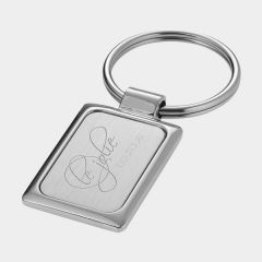Rectangle Metal Keyring