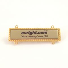 evright.com | Gold Name Badge With Loops