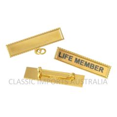 evright.com | Gold Name Badge 40mm x9mm