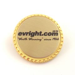 evright.com | Gold Circle Badge 30mm
