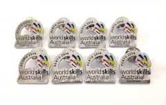 evright.com | Custom Lapel Pins  -  World Skills Australia