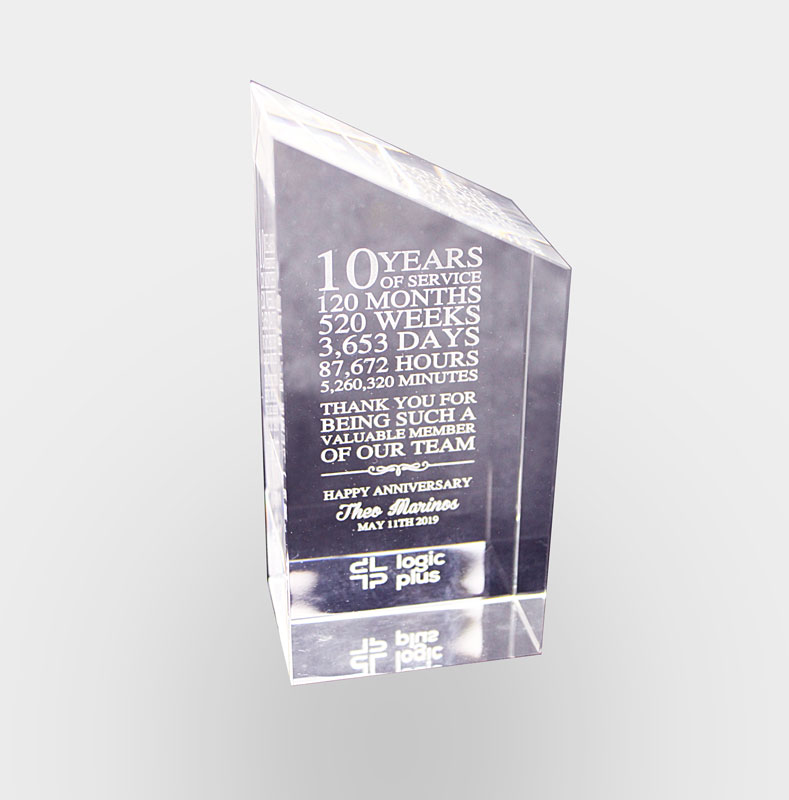 Plus Crystal Award Plus Crystal Award