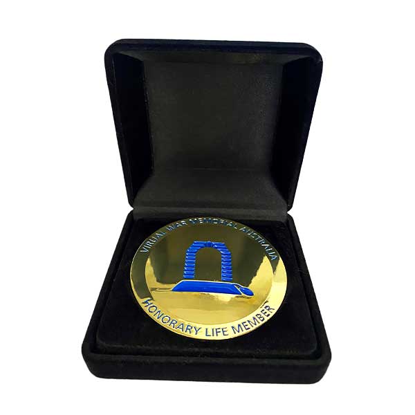 Custom Medal for Virtual War Memorial medal custom made for Virtual War Memorial