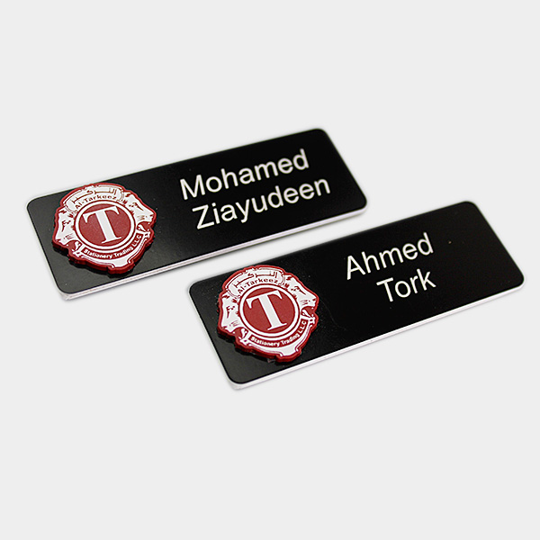 Laser cut name badge Laser cutting a name badge