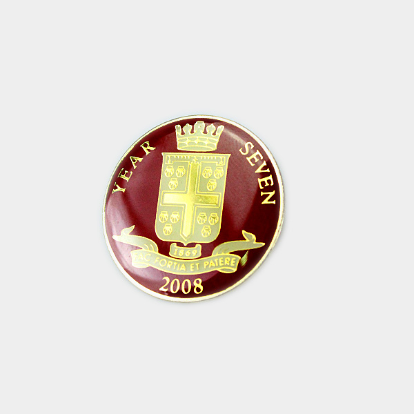 Year 7 Pin Custom Badge