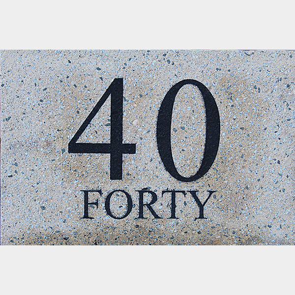 Custom Granite House Number Custom Granite House Number