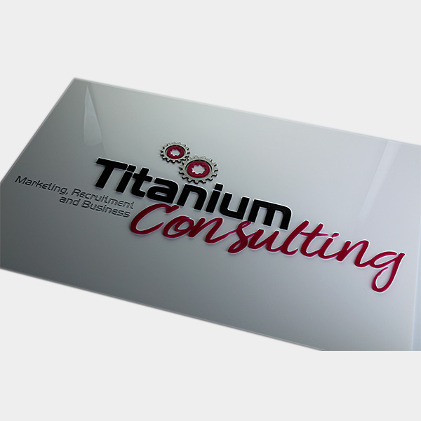 Titanium Consulting Corporate Sign Titanium Consulting Corporate Sign